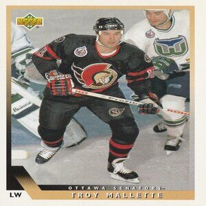 Troy Mallette - 1993 Upper Deck Hockey Card